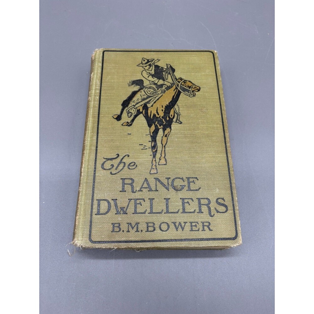 The Range Dwellers B M Bower Charles M Russell Illustrated Western Antique Error